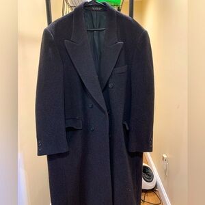 Men’s Knee Length Topcoat in Cashmere